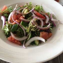 Lusso Italian Restaurant - Side salad which a bit expensive