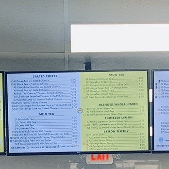 Happy Lemon - Menu - Bubble Tea Near Me - Austin, Texas