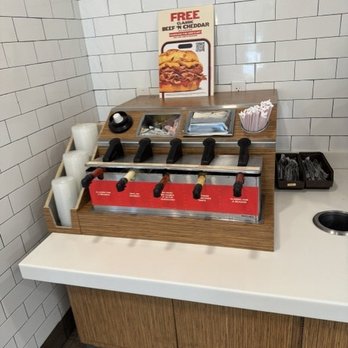 Arby's - condiment station - Fast Food Near Me - Lancaster, Pennsylvania Arby's - condiment station - Fast Food Near Me - Lancaster, Pennsylvania