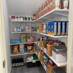 Ready Set Organize - Pantry decluttered and organized for this bachelor pad.