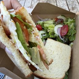 Blta sandwich with fried egg Blta sandwich with fried egg
