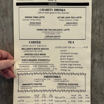 Bellden Cafe - First side of the menu - May 2023 - Coffee & Tea Near Me - Bellevue, Washington Bellden Cafe - First side of the menu - May 2023 - Coffee & Tea Near Me - Bellevue, Washington