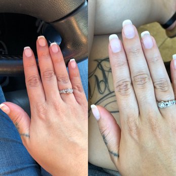 Kati Nails Spa - One month difference & they still look good!! Never lifted just grew and grew ! Thank you Kati - Nail Salons Near Me - West Covina, California Kati Nails Spa - One month difference & they still look good!! Never lifted just grew and grew ! Thank you Kati - Nail Salons Near Me - West Covina, California
