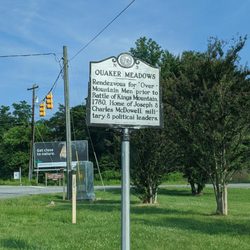 Quaker Meadows Historical Marker - Quaker Meadows Historical Marker