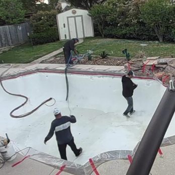 Classic Tile & Plaster - The final day work in progress! - Pool & Hot Tub Service Near Me - Grapevine, Texas