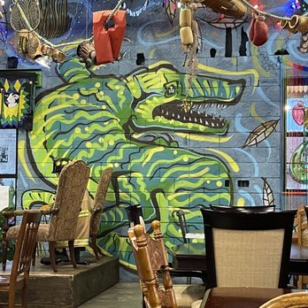 Bongo Beaux's Bourre Palace & Cajun Kitchen - Front entrance wall - Cajun/Creole Near Me - Celina, Texas