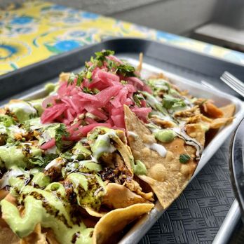 Saucy Chick Indi-Mex Eatery - Nachos - Indian Near Me - Pasadena, California Saucy Chick Indi-Mex Eatery - Nachos - Indian Near Me - Pasadena, California