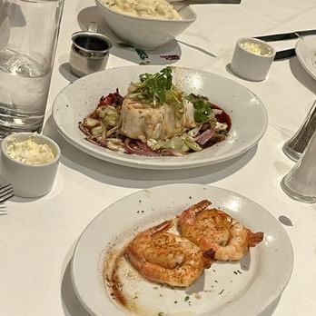 Ruth's Chris Steak House - GARLIC MASHED, Chilean SEA BASS, and grilled shrimp - Steakhouses Near Me - Garden City, New York Ruth's Chris Steak House - GARLIC MASHED, Chilean SEA BASS, and grilled shrimp - Steakhouses Near Me - Garden City, New York
