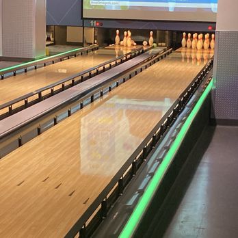 Round1 - Bumper rail guards to keep the ball out of the gutter. - Arcades Near Me - San Francisco, California Round1 - Bumper rail guards to keep the ball out of the gutter. - Arcades Near Me - San Francisco, California