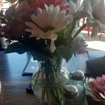 TAP Cafe - Real flowers as table centerpieces. - Cafes Near Me - Saint Clair, Michigan