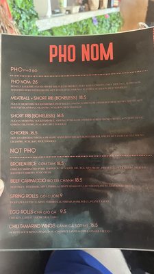 Menu photo 2 Pho Nom San Diego, CA Menu photo 2 Pho Nom San Diego, CA