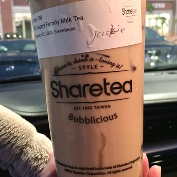 Sharetea - QQ Happy Family Milk Tea (includes 6 toppings) - Bubble Tea Near Me - Las Vegas, Nevada Sharetea - QQ Happy Family Milk Tea (includes 6 toppings) - Bubble Tea Near Me - Las Vegas, Nevada