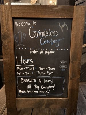 Menu photo 1 Grindstone Cowboy Eagleville, TN Menu photo 1 Grindstone Cowboy Eagleville, TN