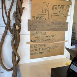 Mav's Top Buns - Their menu