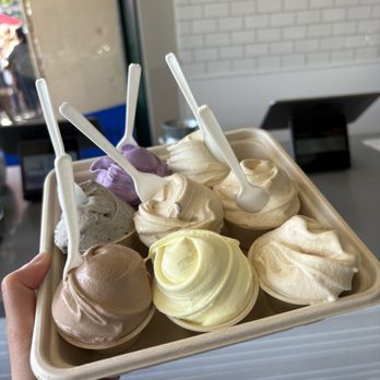 Hellenika Cultured Creamery - Flight ($26.25) - 8 walkaround scoops - Ice Cream & Frozen Yogurt Near Me - Seattle, Washington Hellenika Cultured Creamery - Flight ($26.25) - 8 walkaround scoops - Ice Cream & Frozen Yogurt Near Me - Seattle, Washington