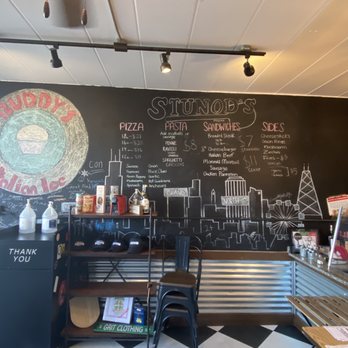 Stunod’s Pizzeria - Da menu chalkboard cool & creative - Pizza Near Me - Chicago, Illinois