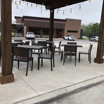Schlotzsky's - The outdoor dining area - Pizza Near Me - Gainesville, Texas