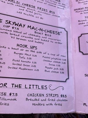 Menu photo 1 Skyway Bar & Grill Zigzag, OR Menu photo 1 Skyway Bar & Grill Zigzag, OR