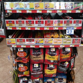 Speedway - Beef jerky first row 44 kinds. More on the sides. - Gas Stations Near Me - Norcross, Georgia