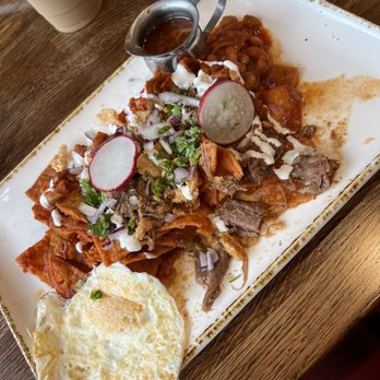 Madres Brunch - Madres Chilaquiles with an added egg - Breakfast & Brunch Near Me - Whittier, California Madres Brunch - Madres Chilaquiles with an added egg - Breakfast & Brunch Near Me - Whittier, California