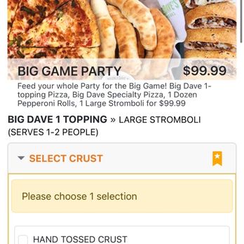 DoubleDave's Pizzaworks - New special with a 1 topping instead of a speciality and the new price. - Pizza Near Me - Keller, Texas