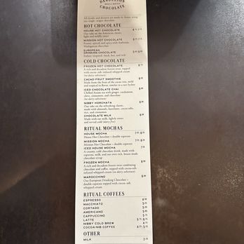Dandelion Chocolate - Menu - Chocolatiers & Shops Near Me - San Francisco, California Dandelion Chocolate - Menu - Chocolatiers & Shops Near Me - San Francisco, California