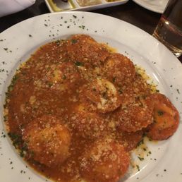 Cheese Ravioli with red sauce