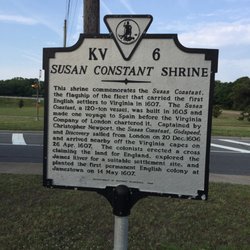 Susan Constant Shrine Historical Marker - A lot of history here