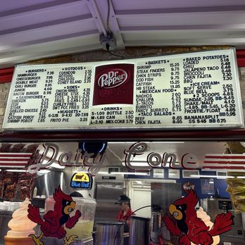 Dairy Cone - Menu - Fast Food Near Me - Columbus, Texas