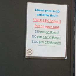 Bonus load amounts Bonus load amounts