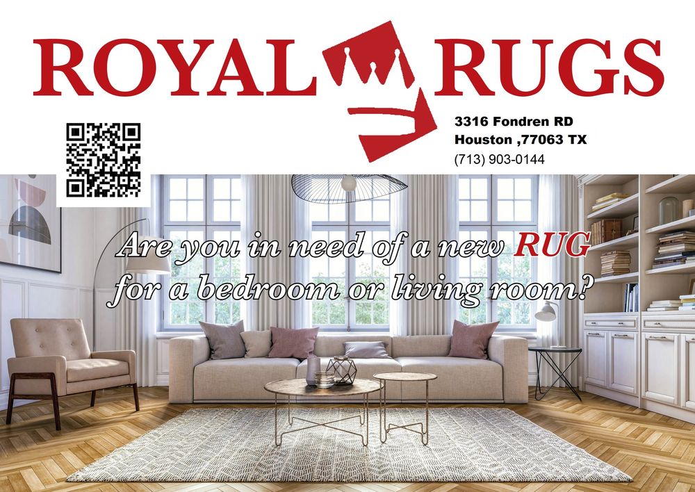 ROYAL RUGS Updated August 2024 45 Photos 3316 Fondren Rd, Houston, Texas Rugs Phone