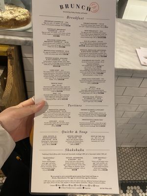 Menu photo 8 Tatte Bakery & Cafe | Back Bay Boston, MA