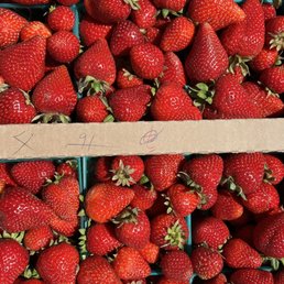 a box of strawberries a box of strawberries
