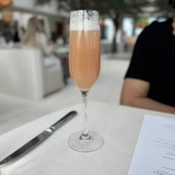 RH Rooftop Restaurant at RH Cleveland - Peach  Bellini, pretty good