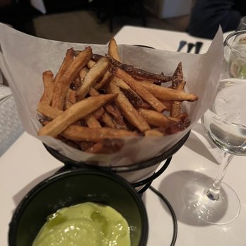 Dudley's on Short - Great fries...this was a Green Goddess aioli...I like the Smoked aioli better. - American Near Me - Lexington, Kentucky Dudley's on Short - Great fries...this was a Green Goddess aioli...I like the Smoked aioli better. - American Near Me - Lexington, Kentucky