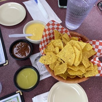 La Playa - Chips, Queso Red and Green Salas - Mexican Near Me - Austin, Texas