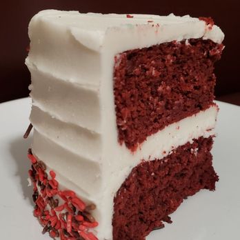 Yvonne's Vegan Kitchen - Vegan Red Velvet cake slice - Desserts Near Me - Pasadena, California