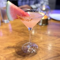 STK Steakhouse - Watermelon jalapeño drink
