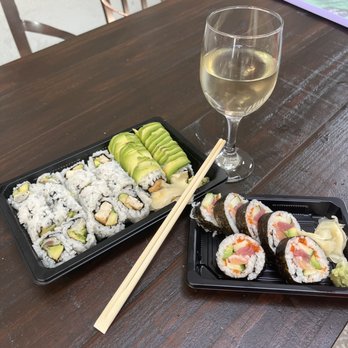 Heiwa Shokudo - Alligator Roll, Holly Mack-a-Roll, special futomaki, Inari & Avocado Uramaki - Japanese Near Me - Asheville, North Carolina