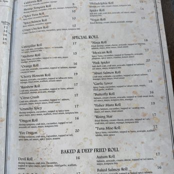 Akebono Japanese Cuisine - Menu - Sushi Bars Near Me - Seattle, Washington
