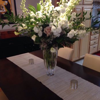 Fresh Designs Florist Inc - Arrangement made for my dining table. Picture does not do this arrangement justice. It's stunning and elegant! - Florists Near Me Fresh Designs Florist Inc - Arrangement made for my dining table. Picture does not do this arrangement justice. It's stunning and elegant! - Florists Near Me