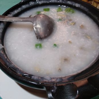 Cindys Palace - Pork and Preserved Egg Congee - Dim Sum Near Me - Vancouver, British Columbia Cindys Palace - Pork and Preserved Egg Congee - Dim Sum Near Me - Vancouver, British Columbia