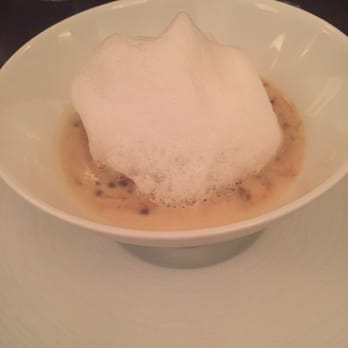 Goosefoot - Parsnip soup, spiced beluga lentils, ginger - New American Near Me - Chicago, Illinois