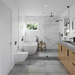 Awaking Dreams Construction & Remodeling - Kahala Modern Bathroom Design