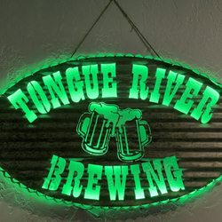 Tongue River Brewing - TR brew sign