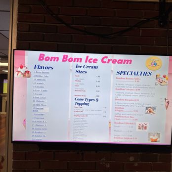 Bom Bom Ice Cream & Coffee - Ice Cream & Frozen Yogurt Near Me - Lawrence, Massachusetts