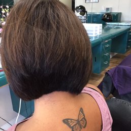 The best hairdresser in my area Esther Harbour.