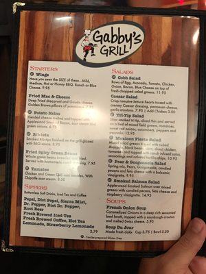 Menu photo 8 Gabby's Grill Prescott Valley, AZ Menu photo 8 Gabby's Grill Prescott Valley, AZ
