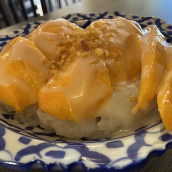 Koon Thai Kitchen - Sweet Sticky Rice with Mango - Thai Near Me - Concord, California Koon Thai Kitchen - Sweet Sticky Rice with Mango - Thai Near Me - Concord, California