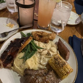 Boatwright's Dining Hall - Taste of the Bayou All-You-Care-To-Enjoy Platter - Cajun/Creole Near Me - Lake Buena Vista, Florida